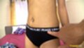 Wearing black panties
