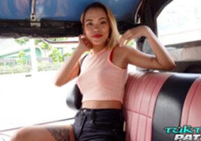 Lala Star lowers panties and rides cock