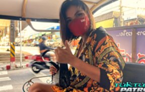 LBFM Sherry picked up on street and riding cock